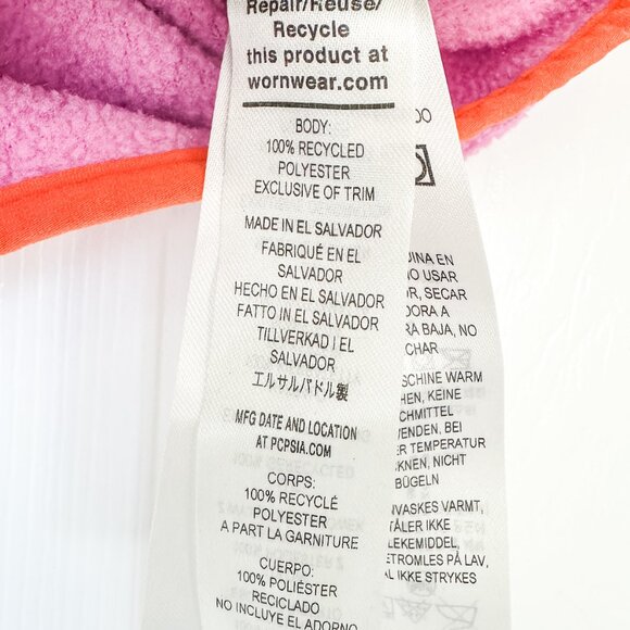 Patagonia Baby Girl Synchilla Jacket Size 6-12 Months - Picture 4 of 5